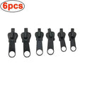 6pcs Universal Instant Fix Zipper Repair Kit Replacement Zip Slider Teeth Rescue Sewing Clothes Bag Zippers Tool Accessories