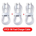 3PCS 100W 10A USB Type C USB Cable Super Fast Charing Line for Xiaomi Samsung Huawei Honor Quick Charge USB C Cables Data Cord